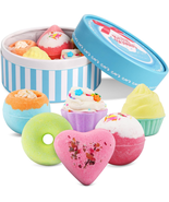Bath Bombs, Scented Shower Bombs, Natural Ingredients Bath Bomb Gift Set... - £21.38 GBP