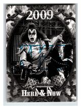 KISS Gene Simmons The Demon 2009 HERE &amp; NOW Press Pass #II - $4.85