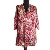 Lularoe S Lindsay Kimono cardigan hi-low Autumn Floral Print - £15.96 GBP