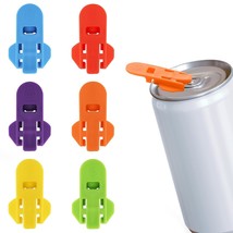 Manual Easy Can Opener, 6 Pack Colorful Soda Beer Can Opener, Premium Plastic Sh - $6.99