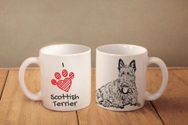 Scottish Terrier- mug with a dog and description:&quot;I love ...&quot; High quality ceram - £12.01 GBP