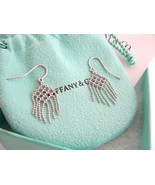 Tiffany &amp; Co 18K Gold Fringe Flower Bead Dangling Dangle Earrings Gift P... - £1,175.47 GBP