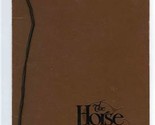 Horse and Plow Restaurant Menu Kohler Wisconsin 1990  - $17.82