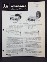 Motorola 1957, 1958 Chevrolet Auto Radio Service Manual Model CTM8x, CTM57X - £5.34 GBP