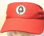 Geico Cave-man Visor Hat Cap Red  ba2 - $6.92