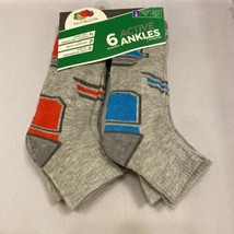 Fruit of the Loom Boys Ankle Socks L Gray Active - £8.63 GBP