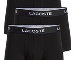 Lacoste Men&#39;s Casual Classic 3 Pack Cotton Stretch Trunks, Black/Marina-... - £39.80 GBP+