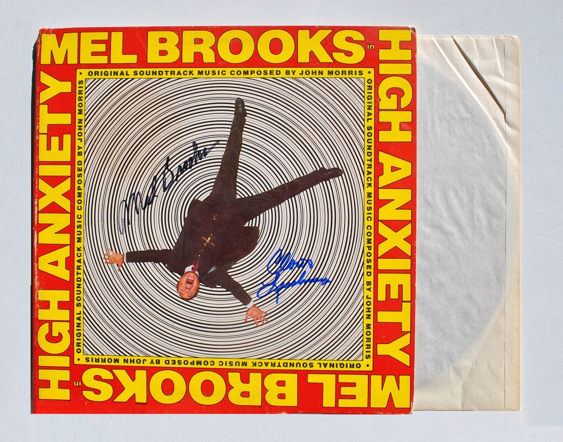 MEL BROOKS &amp; Cloris LEACHMAN Signed Album x2 – High Anxiety w/COA - $429.00