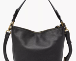 Fossil Julianna Hobo Shoulder Bag Black Leather Crossbody Purse SHB30790... - $89.09