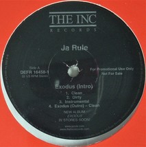 Ja Rule &quot;Exodus / Me&quot; 2005 Vinyl 12&quot; Single Promo 8 Tracks ~Rare~ Htf *Sealed* - £14.21 GBP