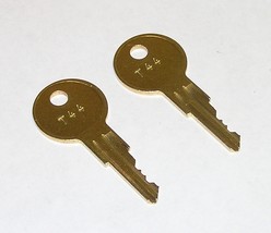 2 - T44 Replacement Keys fit Traulsen Refrigeration Equipment  - $10.99