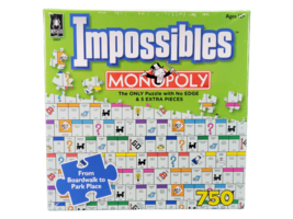 NWT FSB Bepuzzled Impossibles Monopoly 750 Piece Jigsaw Puzzle No Edge E... - £18.99 GBP