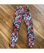 Lululemon Size 4 Train Times 7/8 Pant 25&quot;Lush Lillies Luxtreme Mesh Legging - $39.07 CAD