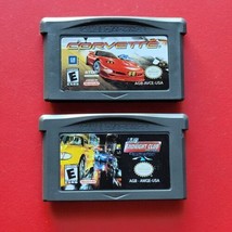 GBA Corvette &amp; Midnight Club Game Boy Advance Car Lot 2 Handheld Racing Games - £14.67 GBP