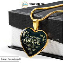 Necklace Gift For Daughter from Mom I&#39;ll Always be There for You Anyway -N369 - £27.93 GBP+