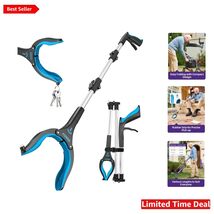 Versatile 36-Inch Grabber Reacher with Magnetic Claw for Seniors and Dis... - $26.68