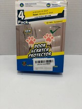 4PK Clear Door Scratch Protector, Dog Cat Pet Door Scratch Shield Large ... - £12.87 GBP