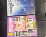 LOT OF 2: 8-Movie Family Pack + DOLPHIN TALE [DVD] CHECK PICS TO SEE WHA... - $7.91