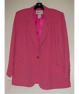 Darue of California Pink 1-Button Blazer/Jacket Size 8 NEW - £26.04 GBP