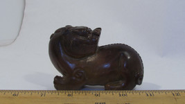Vintage Carved Stone Foo Dog Statue Beasts Oriental - £45.34 GBP