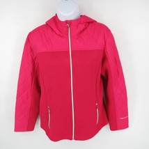 Free Country Womens Cable Knit Fleece Crimson Rose Jacket Small NWT $90 - £19.49 GBP
