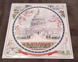 Washington D.C. Ceramic Collector Tile Landmark Collection  - £6.20 GBP