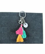 Sakroots Bag  3 Tassels Round Wooden Fob Key-chain - $180.02 MXN