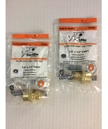 (2) SharkBite/Shark Bite U066LFA 1/4&quot; Push-To-Fit x 1/2&quot; FNPT Female Ada... - €15,77 EUR