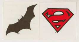 SDCC Promo DC Comics JLA World&#39;s Finest Temporary Tattoos ~ Superman &amp; B... - £7.73 GBP