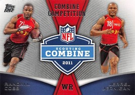 2011 Topps Rising Rookies Combine Competition #CCCJ Randall Cobb &amp; Jernigan  - £0.75 GBP