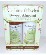 NIB CRABTREE &amp; EVELYN SWEET ALMOND OIL BODY LOTION &amp; BATH &amp; SHOWER GEL G... - $39.59