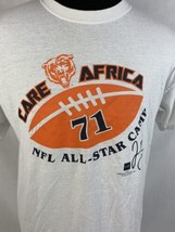 Vintage Chicago Bears T Shirt NFL All-Star Camp Tee Logo Football Men’s ... - £19.69 GBP