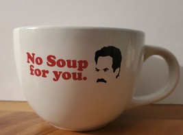 Seinfeld &quot;No Soup For You&quot; Soup Nazi Ceramic Soup Mug 24 Ounces - £23.63 GBP