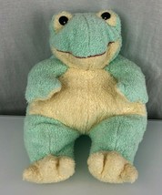 TY Baby Frog Rattle Pastel Green Plush Stuffed Pillow Pal 12&quot; VHTF 1999 Vintage - £48.86 GBP