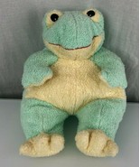 TY Baby Frog Rattle Pastel Green Plush Stuffed Pillow Pal 12&quot; VHTF 1999 ... - £48.77 GBP