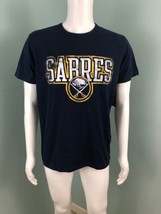 NWT Men&#39;s NHL Buffalo Sabres Navy Blue Hockey S/S T-Shirt Sz Medium - $16.82