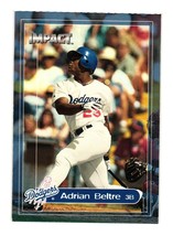 2000 Fleer Impact #19 Adrian Beltre Los Angeles Dodgers - £11.00 GBP