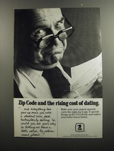 1979 U.S. Mail Ad - Zip code and the rising cost of dating - £14.62 GBP