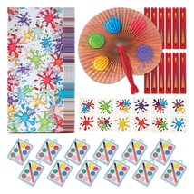 Art Party Supplies - Artist Party Favors With Goody Bags, Mini Paint Pal... - $29.69