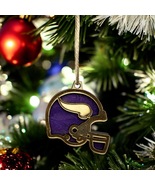 Minnesota Vikings Wooden Ornament | Laser Engraved Layered Design - $275.89 MXN