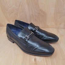 Cole Haan Mens Loafers Size 11.5 M  Black Martino Horsebit Leather dress Shoes - $42.87