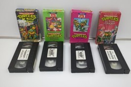 Vintage Teenage Mutant Turtles VHS Lot Hot Rodding Teenagers Rocksteady ... - £11.37 GBP