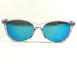 PUMA Kinder Sonnenbrille PJ0022S 005 Klar Weiß Rund Rahmen mit Blauer Li... - $27.68