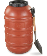 58 GAL BARREL US Military Surplus Waterproof Food Grade Rubber Gasket Lid - €118,96 EUR