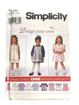 Simplicity Sewing Pattern 7398 Dress Smock Toddler Size 1/2-2 - £7.13 GBP