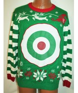 UGLY FUNNY CHRISTMAS SWEATER Bullseye Target Toss Party Drinking Game SI... - $41.65 CAD