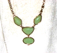 Antique Pendant Necklace Canadian Jade Exotic Indian Art Size 24&quot; - £21.77 GBP