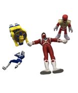 Power Rangers Toy Figure Lot of 4 - Red Power Ranger, Hurricane Lion Zord - €13,72 EUR