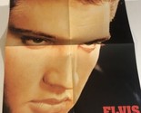 Elvis Presley vintage Magazine Fold Out Poster young Elvis Close Up - £7.11 GBP