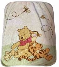 Classic Winnie The Pooh Tigger Chick Unisex Baby Blanket Disney Dragonfly Bee - $34.99